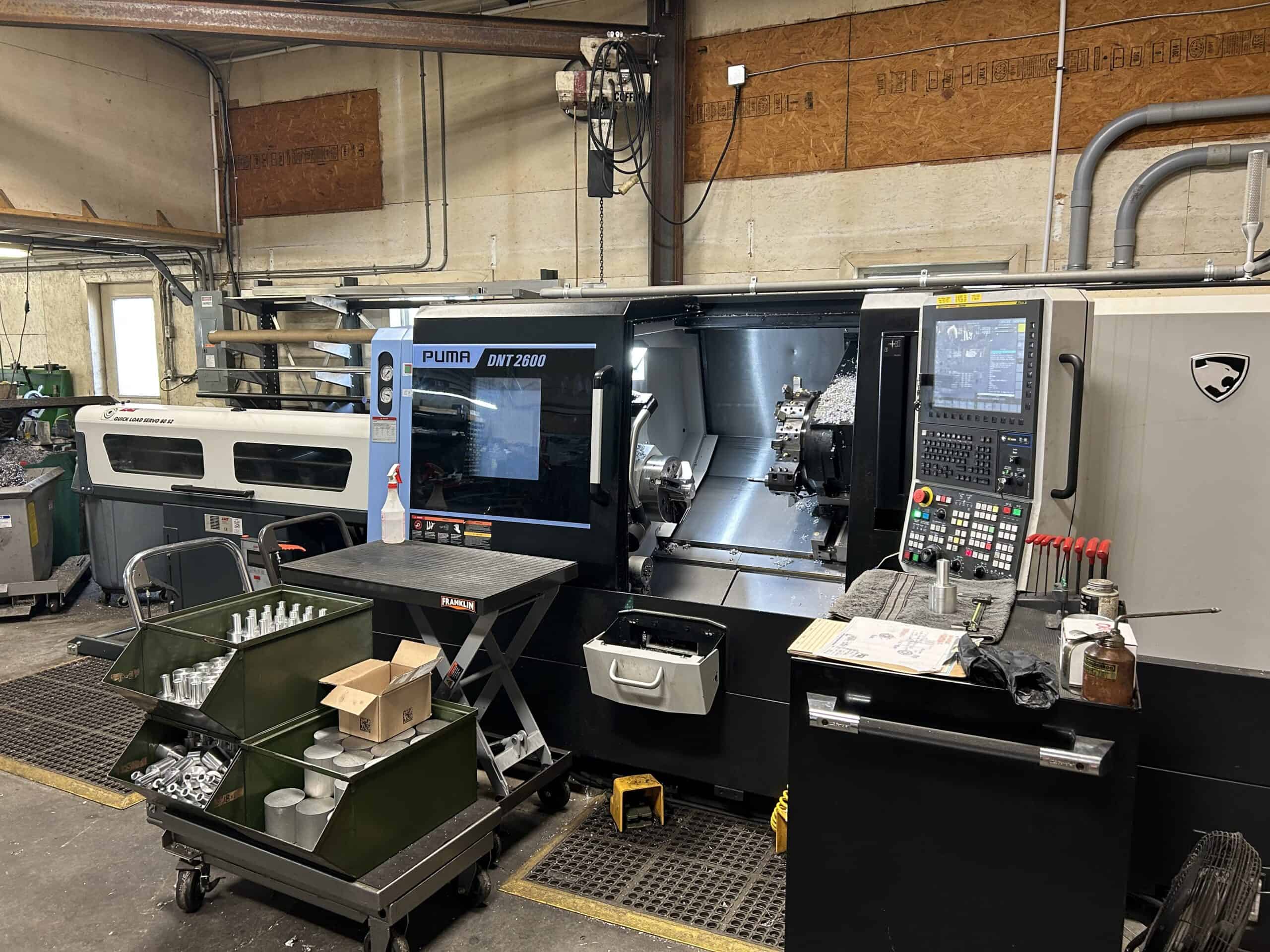 Advanced CNC machine for precise manufacturing and engineering solutions.