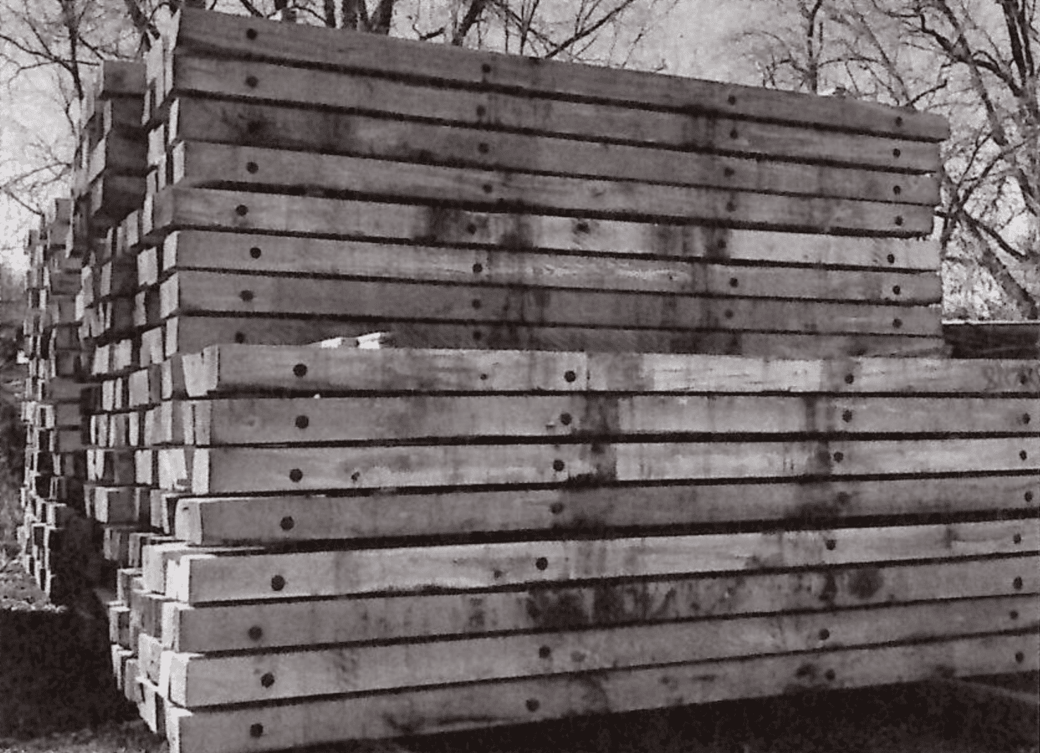 Coon Run Lumber Timber Mats