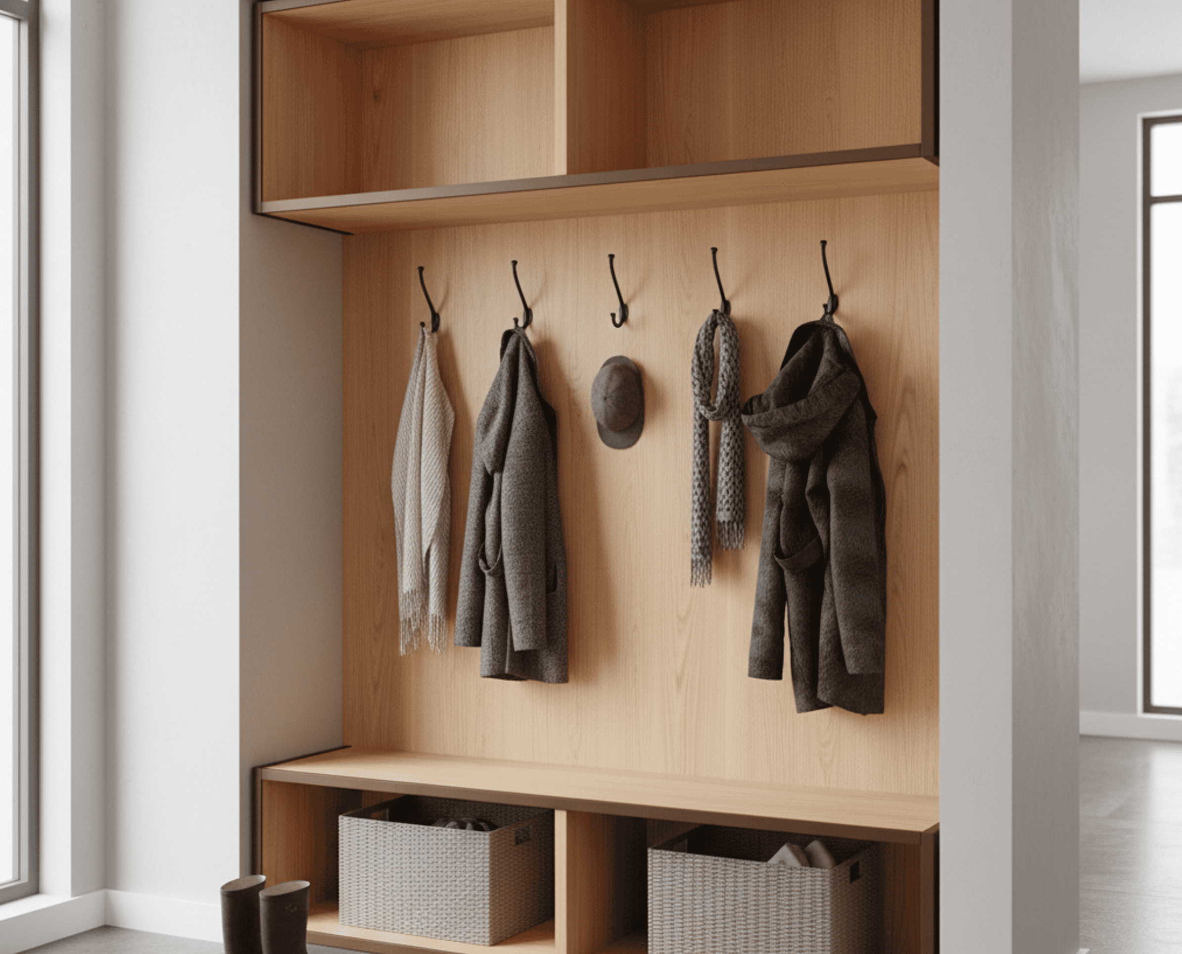 Precision Shelving Mudroom Coat Rack
