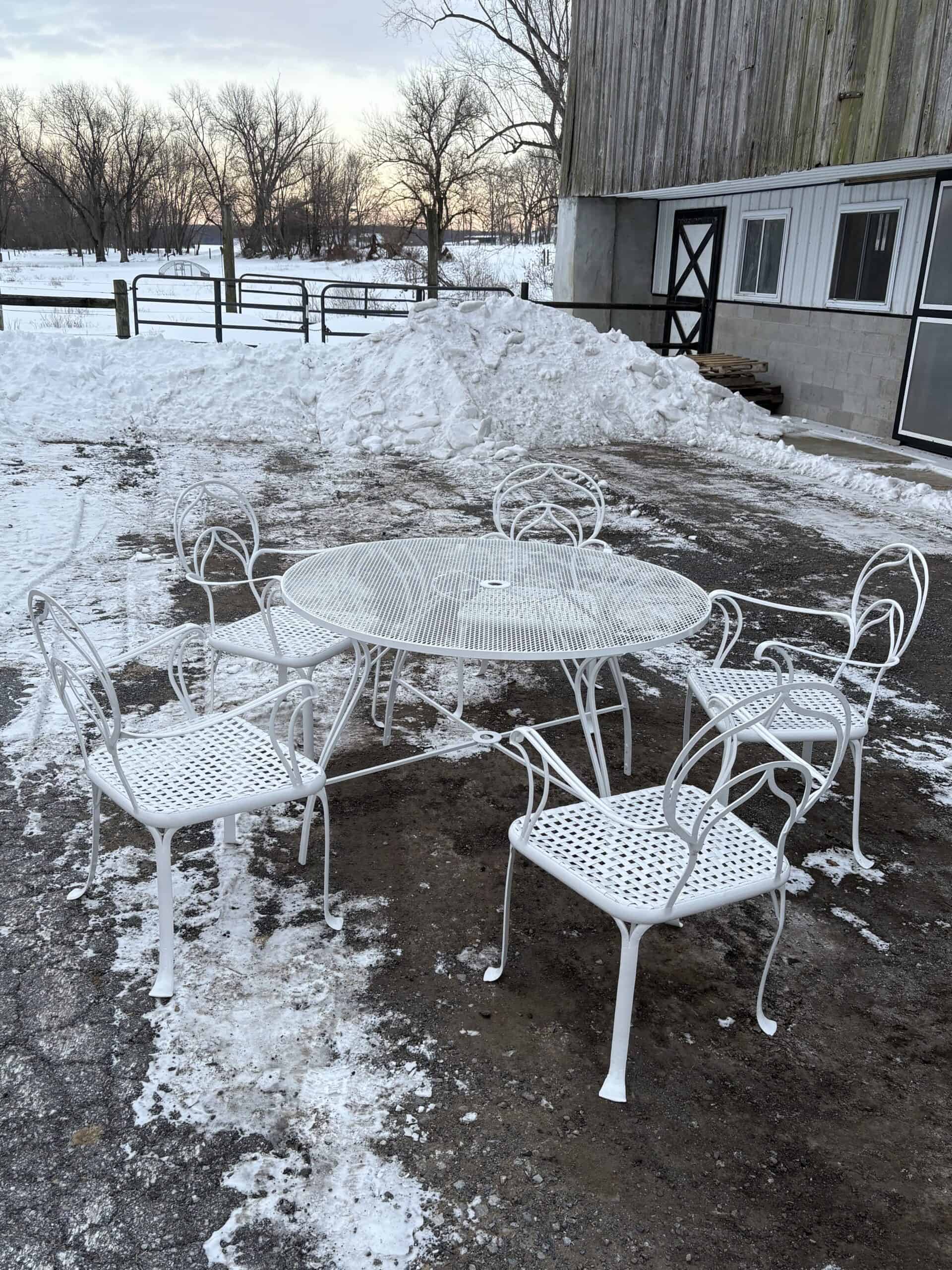 Winding Creek Coating Patio Furniture After