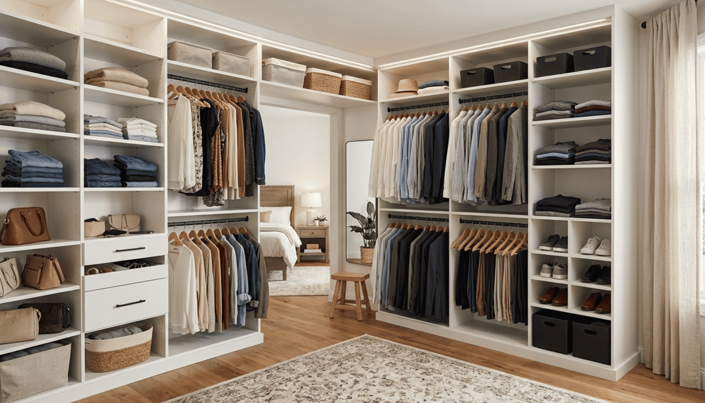 Precision Shelving Master Bedroom