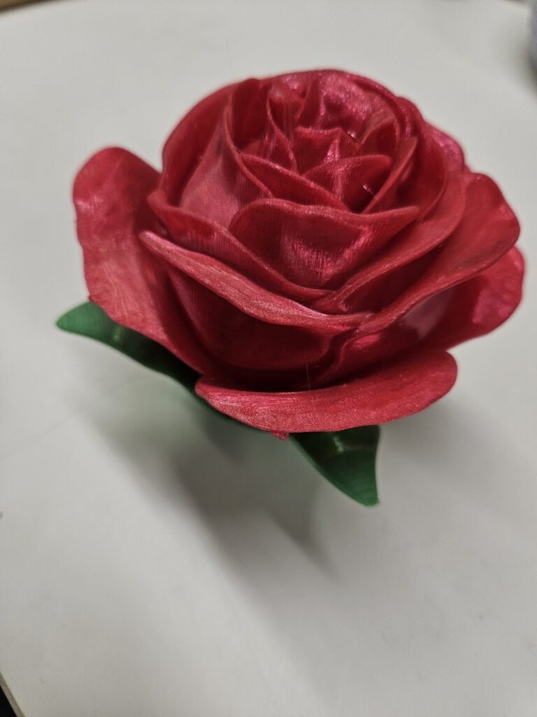 Smucker Patternworks 3D printed rose