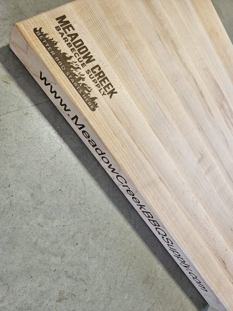 Smucker Patternworks Custom logo on BOOS block